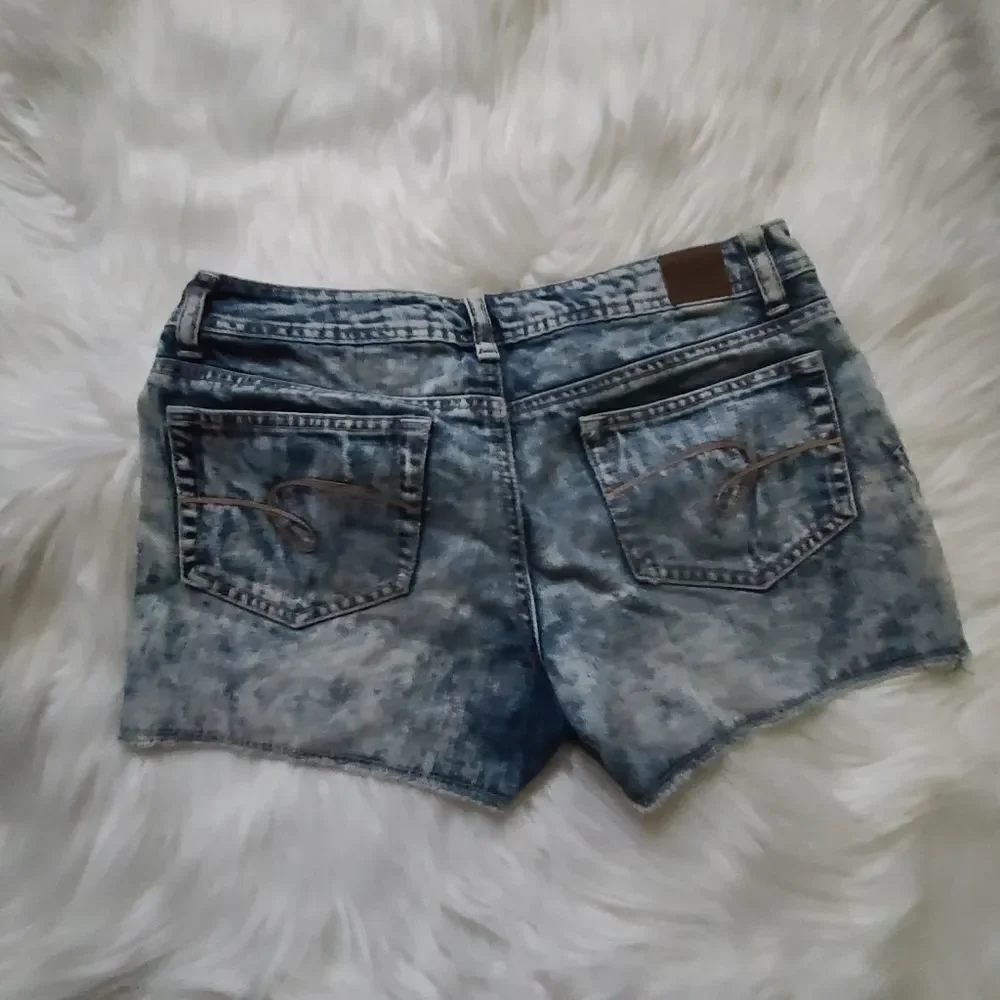 Justice Cutoff Style Distressed Jean Shorts